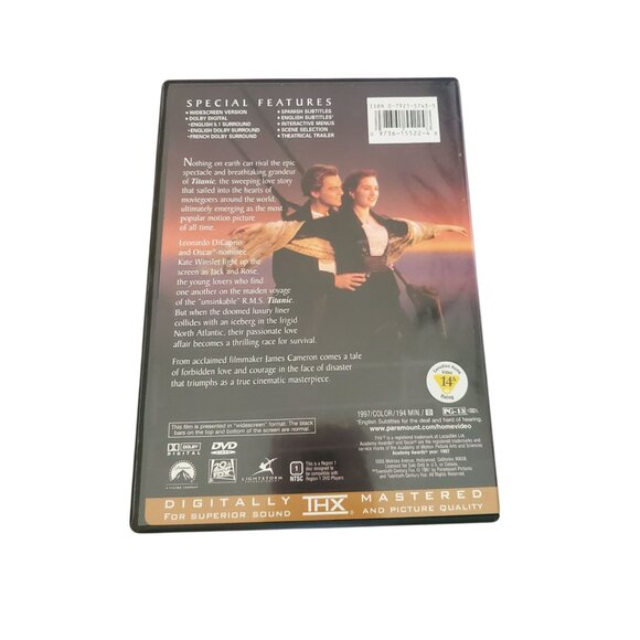 Titanic Widescreen DVD - Picture 2 of 2